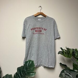Vintage 2003 Property Of Yahoo Sports‎ Promo Shirt